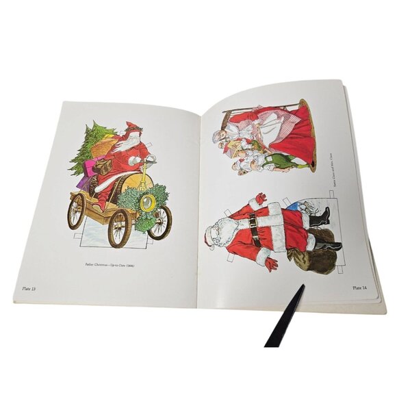 VTG Tom Tierney Santa Claus Paper Dolls in Full Color UNCUT 16 Plates 1983 Dover - Picture 11 of 14